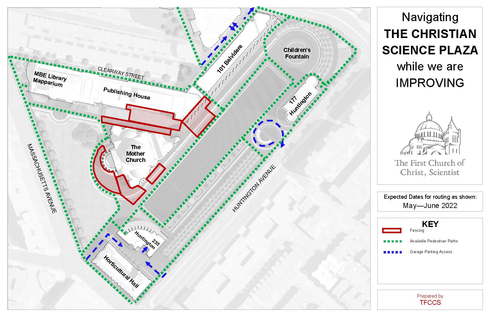 Pedestrian Pathways Map (5.1.22) Updated